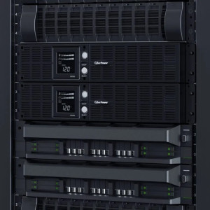 CyberPower OR2200LCDRT2U Rack or Tower UPS, UL Rated, rotatable LCD panel, 8x NEMA 5-20R